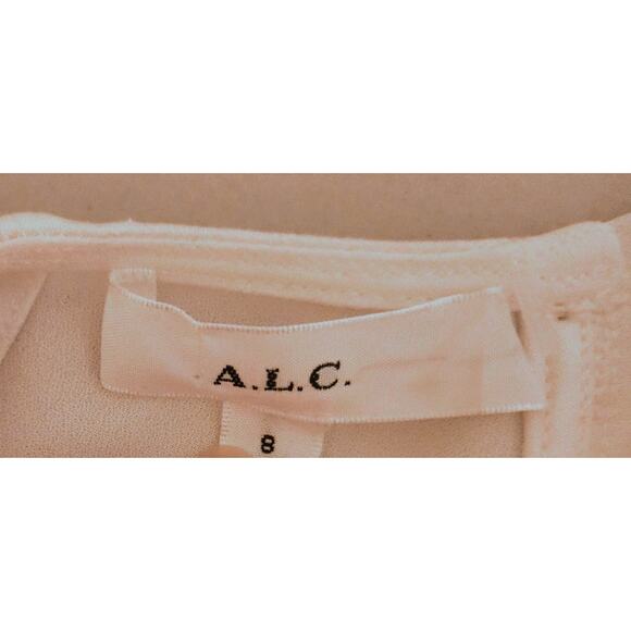 A.L.C. Elegant White Evening Sleeveless Blouse Top 8 - Picture 10 of 15